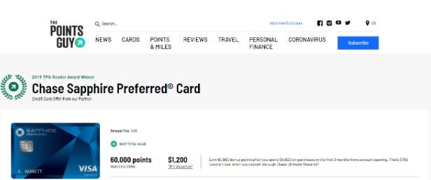 Top Money Generating The points guy