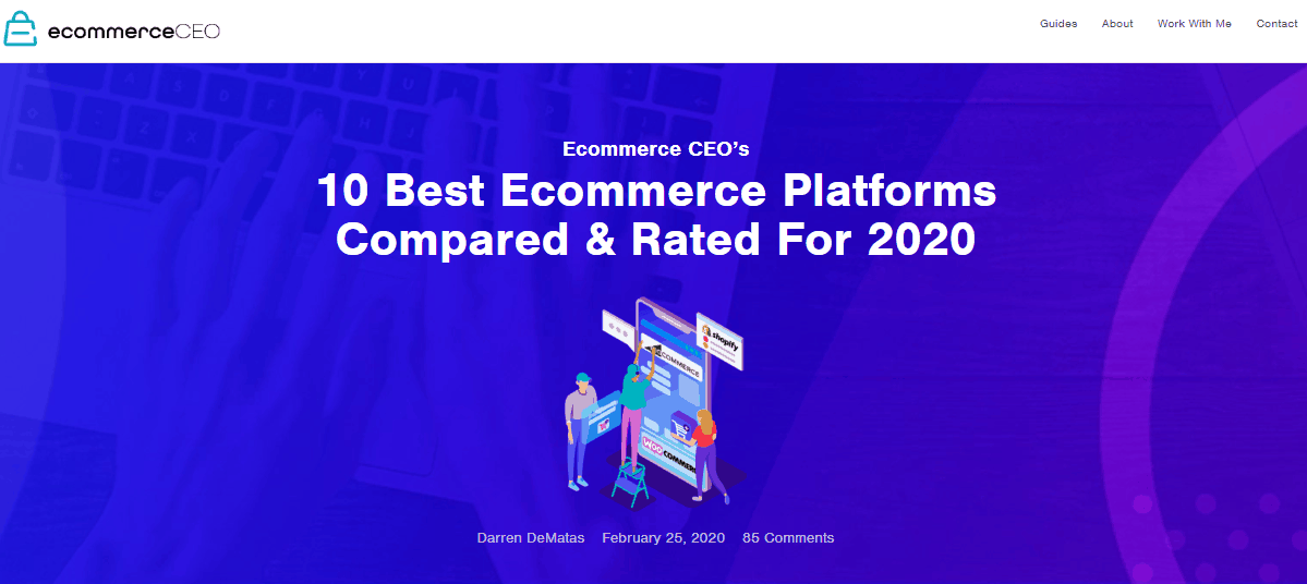 eCommerce CEO Generating Page