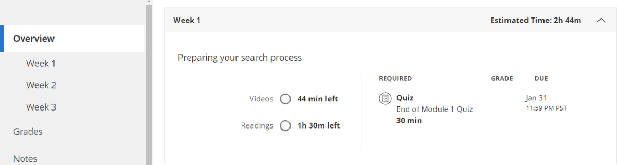 coursera quizzes